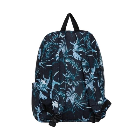 🎒SCHOOL SALE🎒Vans Old Skool H2O Backpack Black Flower Laptop Bag VN0A5E2S0ZB - Picture 8 of 10